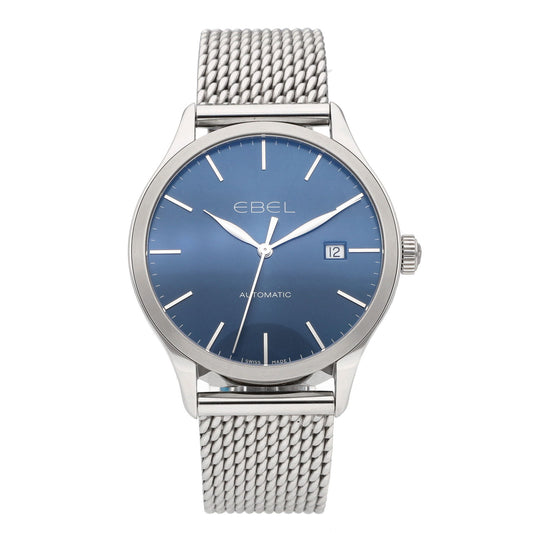 EBEL CLASSIC AUTOMATIC BLUE DIAL STAINLESS STEEL 1216149 - WatchDNA | Connecting a network of jewellers with watch enthusiasts