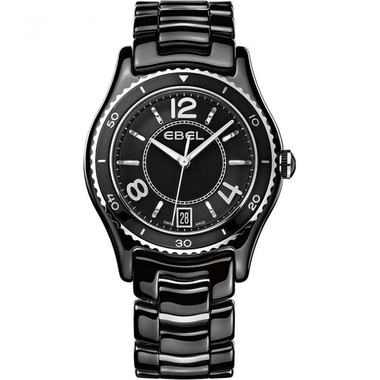 EBEL X-1  LADIES SMALL ALL BLACK CERAMIC 1216142 - WatchDNA | Connecting a network of jewellers with watch enthusiasts