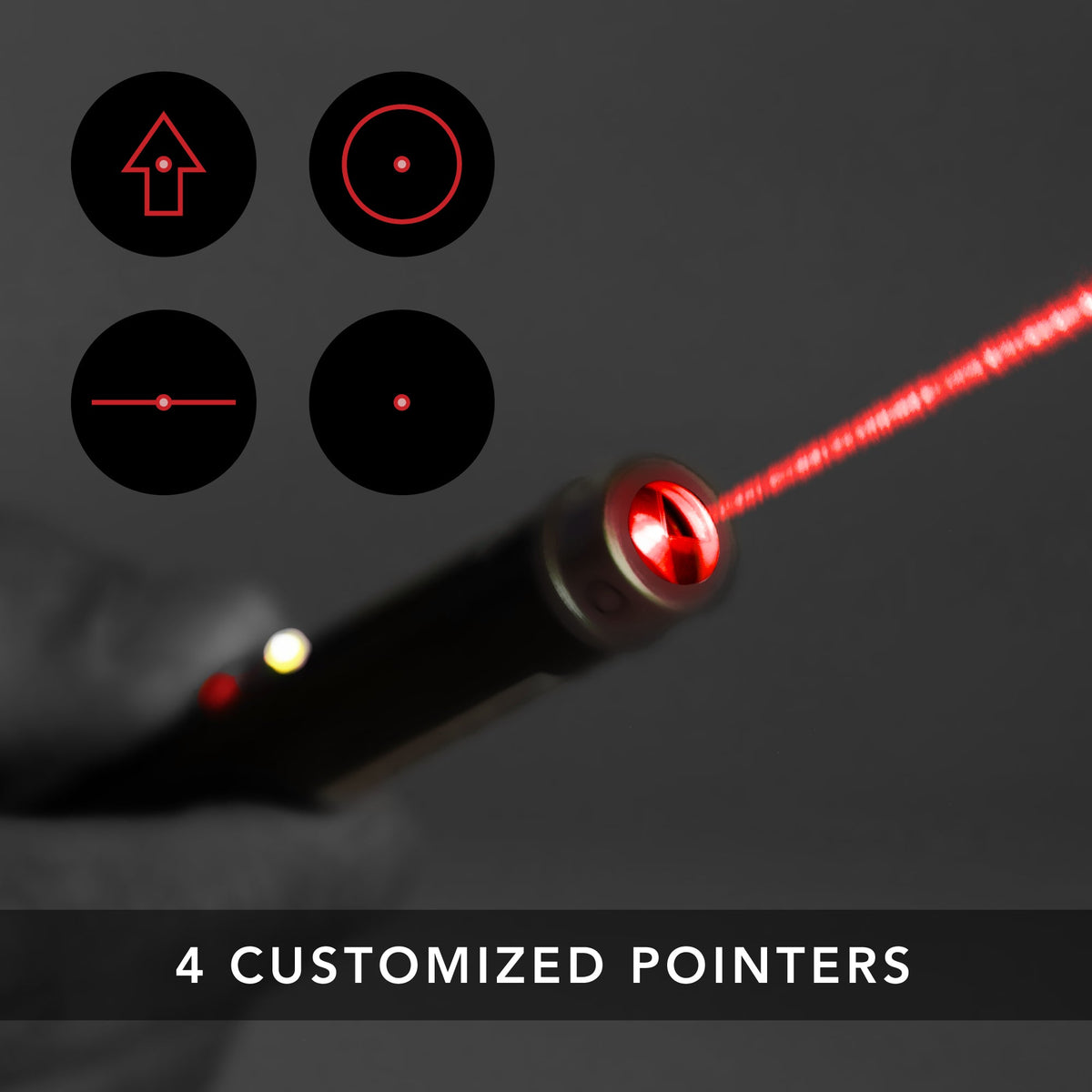 Marathon Laser Pointer, Multi-Symbol: Red Beam
