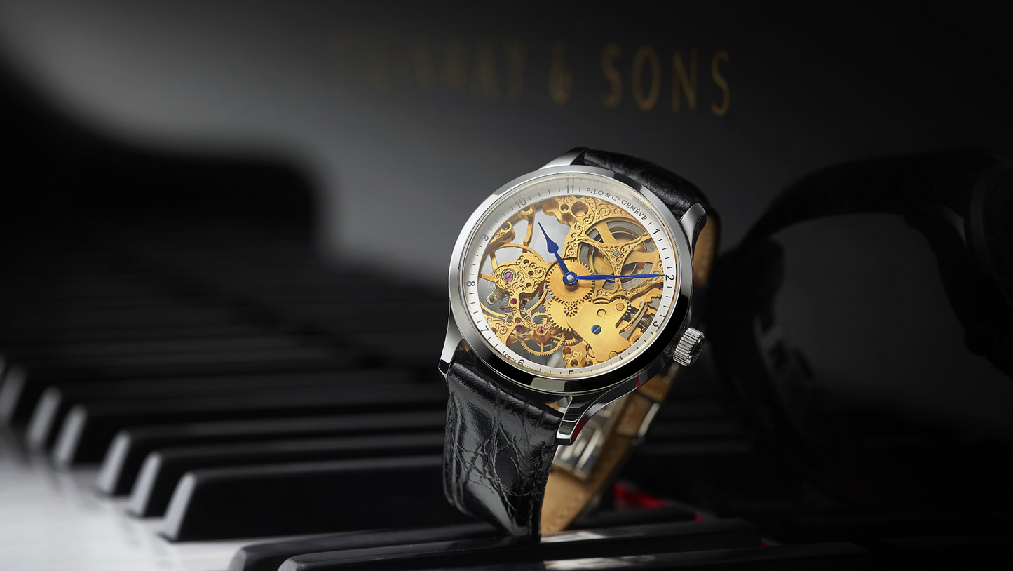 Pilo & Co Genève Epoca P0700HMS Skeleton Mechanical Watch