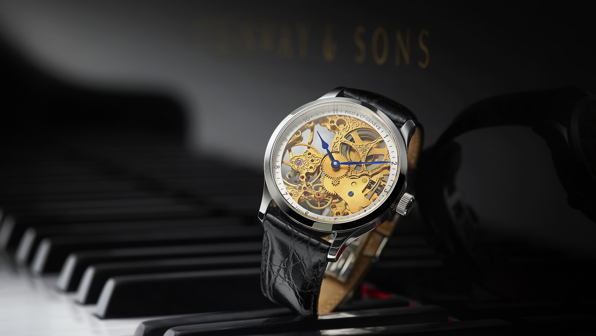 Pilo & Co Genève Epoca P0700HMS Skeleton Mechanical Watch