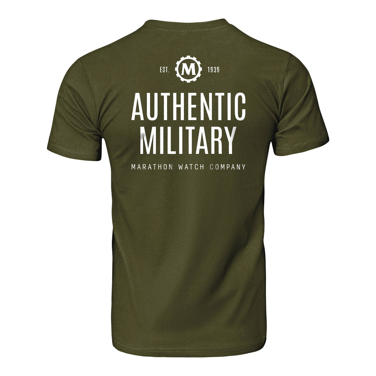 Marathon Slim Fit OD Green Glow Marathon Watch OSAR-D T-Shirt