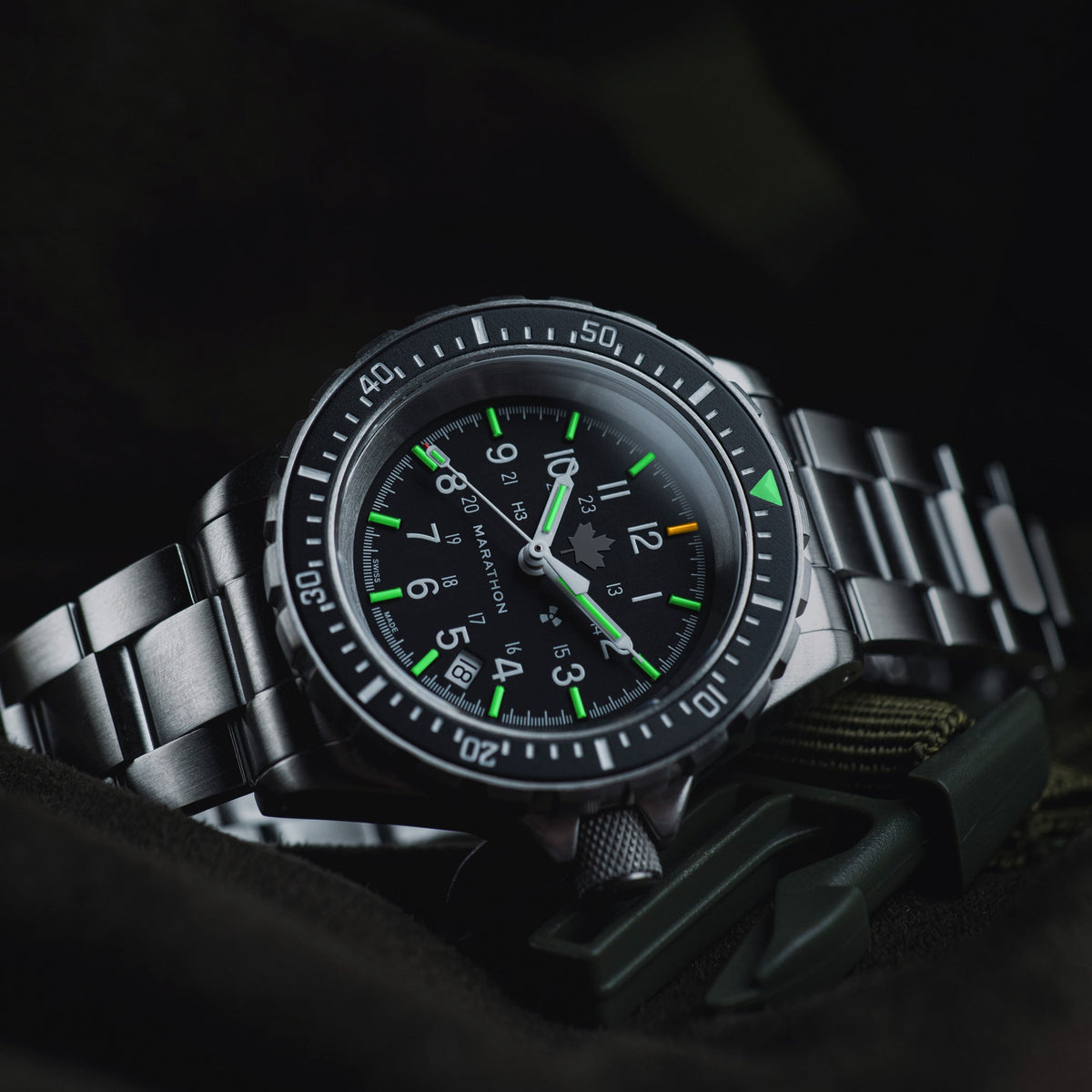 Marathon 41mm Grey Maple Large Diver's Automatic (GSAR) with Stainless Steel Bracelet
