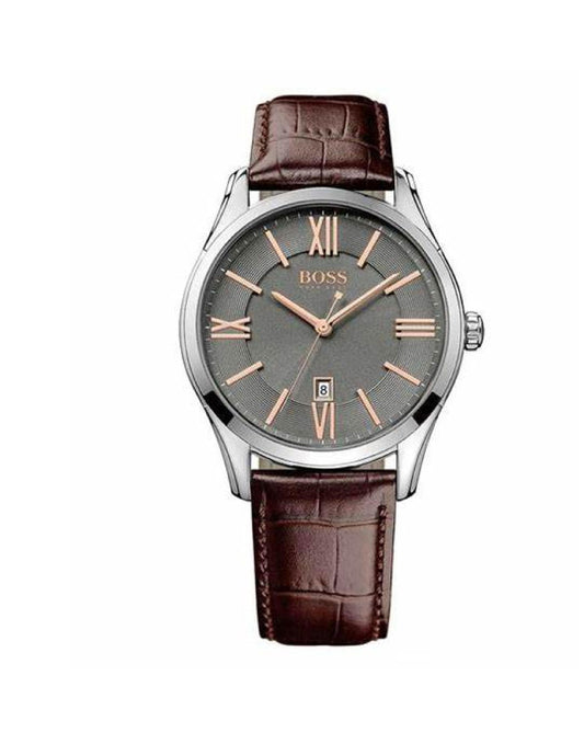 HUGO BOSS CROC-EMBOSSED LEATHER 3-HAND QUARTZ AMBASSADOR WATCH '1513041 - WatchDNA | Connecting a network of jewellers with watch enthusiasts