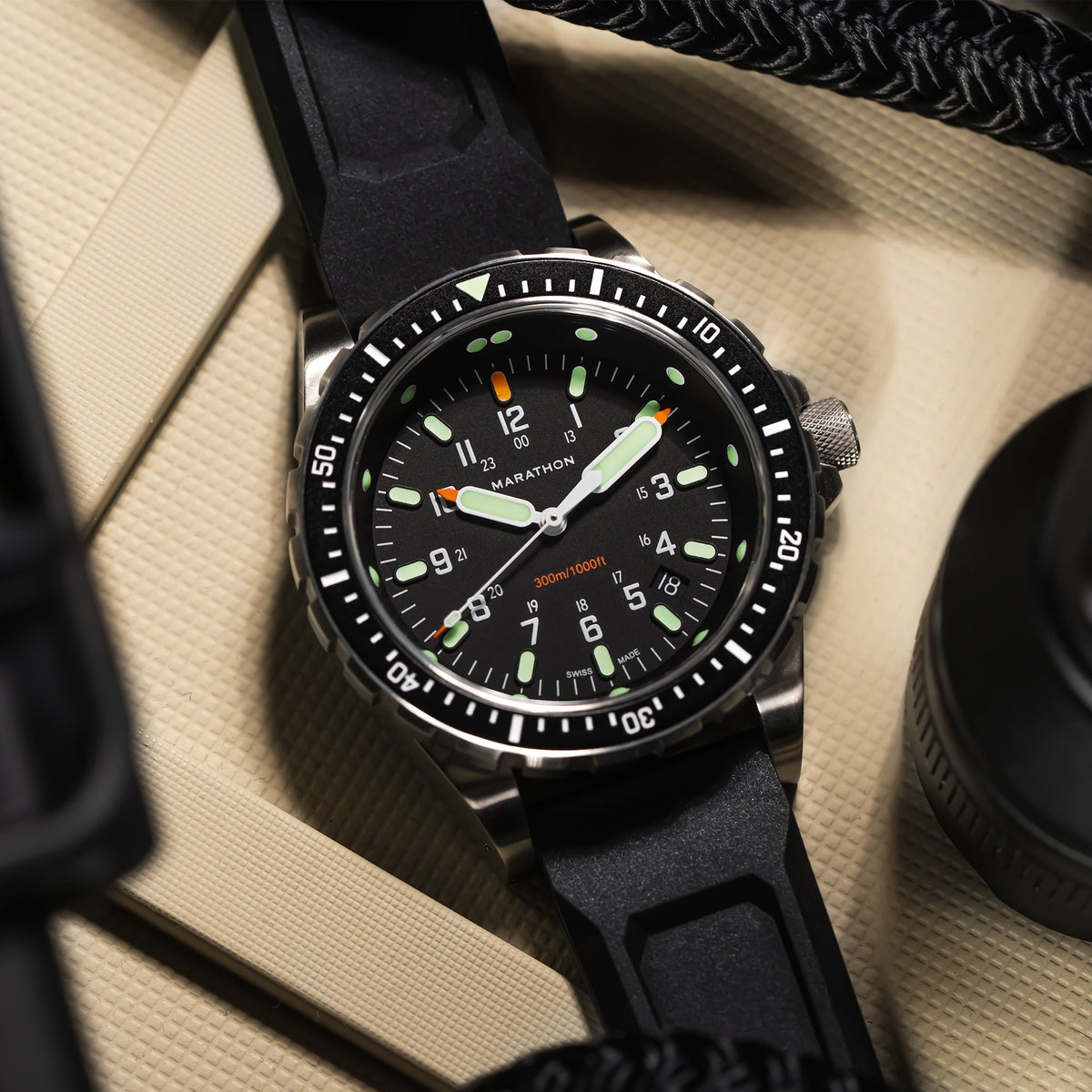 Marathon 46mm Jumbo Diver's Quartz (JSAR)
