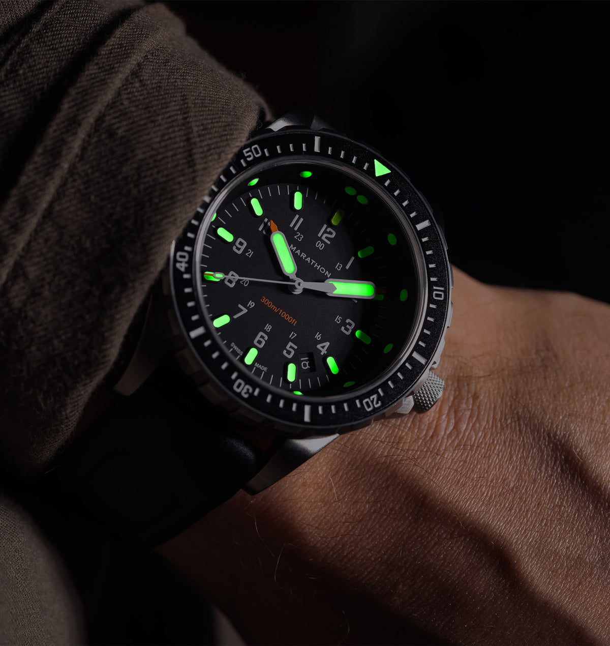 Marathon 46mm Jumbo Diver's Quartz (JSAR)