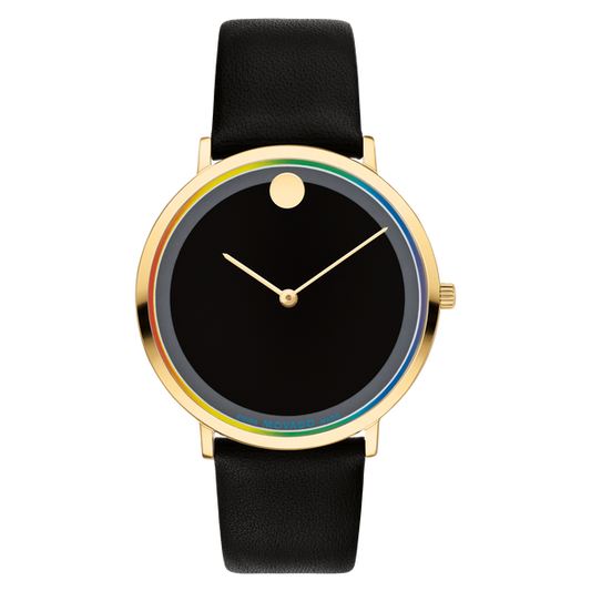 MOVADO - MODERN 47 - BLACK MUSEUM WITH FLAT DOT - WatchDNA | Connecting a network of jewellers with watch enthusiasts