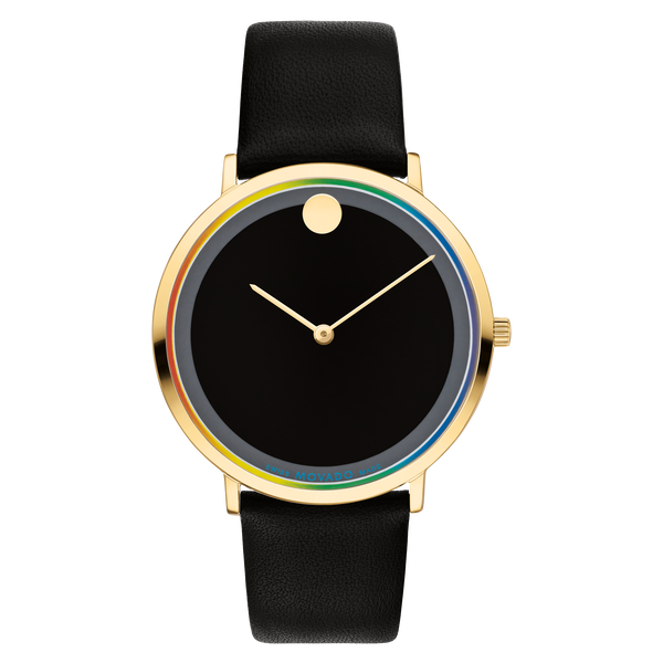 MOVADO - MODERN 47 - BLACK MUSEUM WITH FLAT DOT - WatchDNA | Connecting a network of jewellers with watch enthusiasts