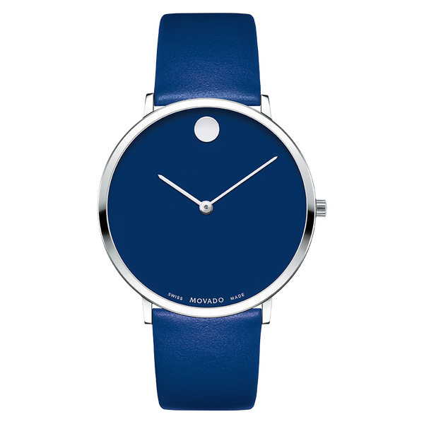 MOVADO - MODERN 47 - BLUE MUSEUM WITH FLAT DOT - WatchDNA | Connecting a network of jewellers with watch enthusiasts