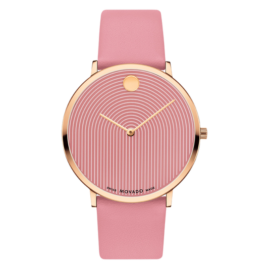 MOVADO - MODERN 47 - PINK MUSEUM WITH FLAT DOT - WatchDNA | Connecting a network of jewellers with watch enthusiasts