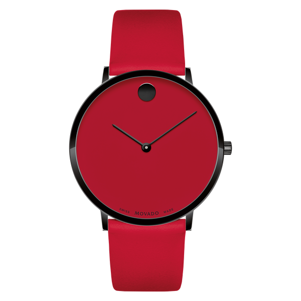 MOVADO - MODERN 47 - RED MUSEUM WITH FLAT DOT - WatchDNA | Connecting a network of jewellers with watch enthusiasts