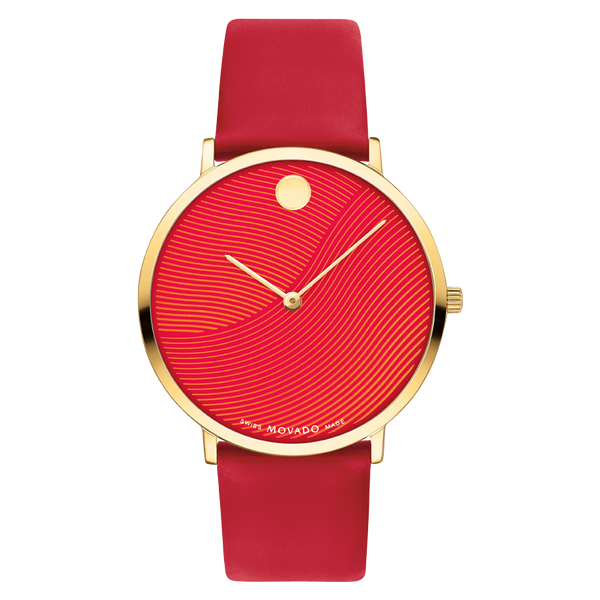 MOVADO - MODERN 47 - RED MUSEUM WITH FLAT DOT - WatchDNA | Connecting a network of jewellers with watch enthusiasts