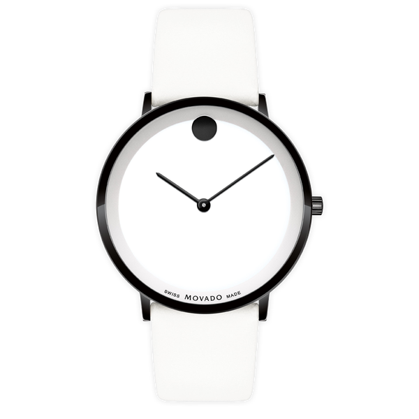 MOVADO - MODERN 47 - WHITE MUSEUM WITH FLAT DOT - WatchDNA | Connecting a network of jewellers with watch enthusiasts