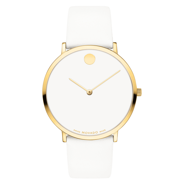 MOVADO - MODERN 47 - WHITE MUSEUM WITH FLAT DOT - WatchDNA | Connecting a network of jewellers with watch enthusiasts