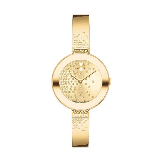 MOVADO BOLD BANGLE DIAL LIGHT GOLD CRYSTAL MUSEUM 3600926 - WatchDNA | Connecting a network of jewellers with watch enthusiasts