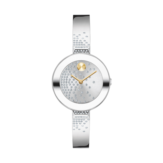 MOVADO BOLD BANGLE DIAL SILVER-TONED METALLIC CRYSTAL MUSEUM 3600925 - WatchDNA | Connecting a network of jewellers with watch enthusiasts