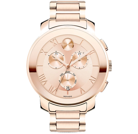 MOVADO BOLD ROSE GOLD CHRONOGRAPH - WatchDNA | Connecting a network of jewellers with watch enthusiasts
