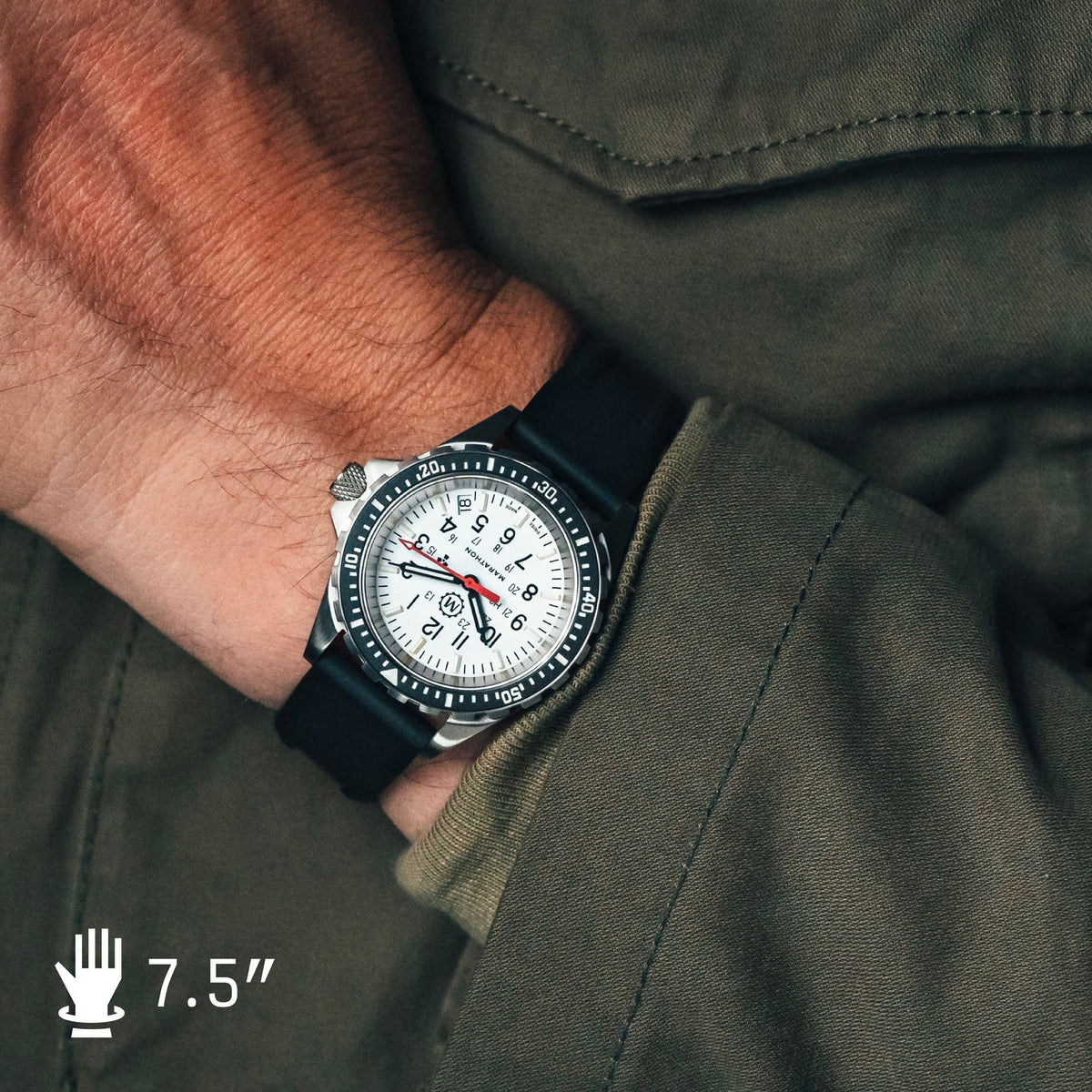 Marathon 36mm Arctic Edition Medium Diver's Quartz (MSAR Quartz)