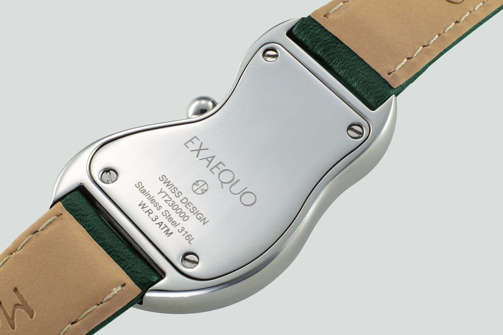 Exaequo Melting Watch SS 316L Green Dial