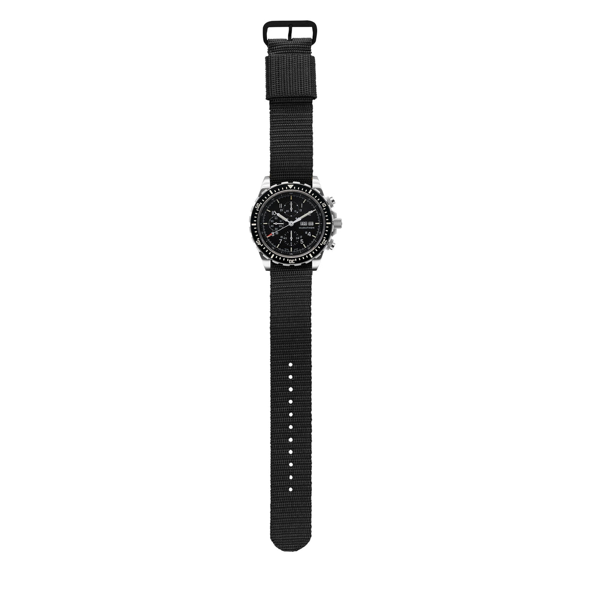 Marathon Ballistic Nylon Strap, Black, 22mm