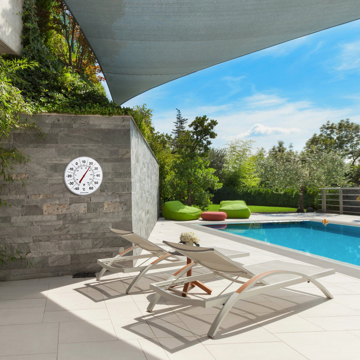 Marathon 12 Inch Indoor/Outdoor Dial Thermometer - Celsius