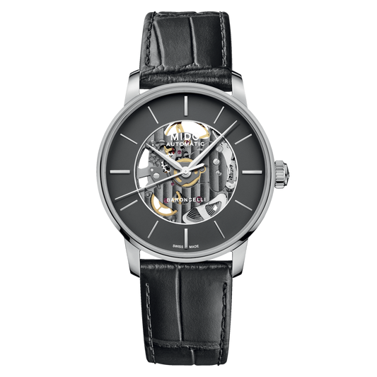 Mido Baroncelli Signature Skeleton M0374361606100 - WatchDNA | Connecting a network of jewellers with watch enthusiasts