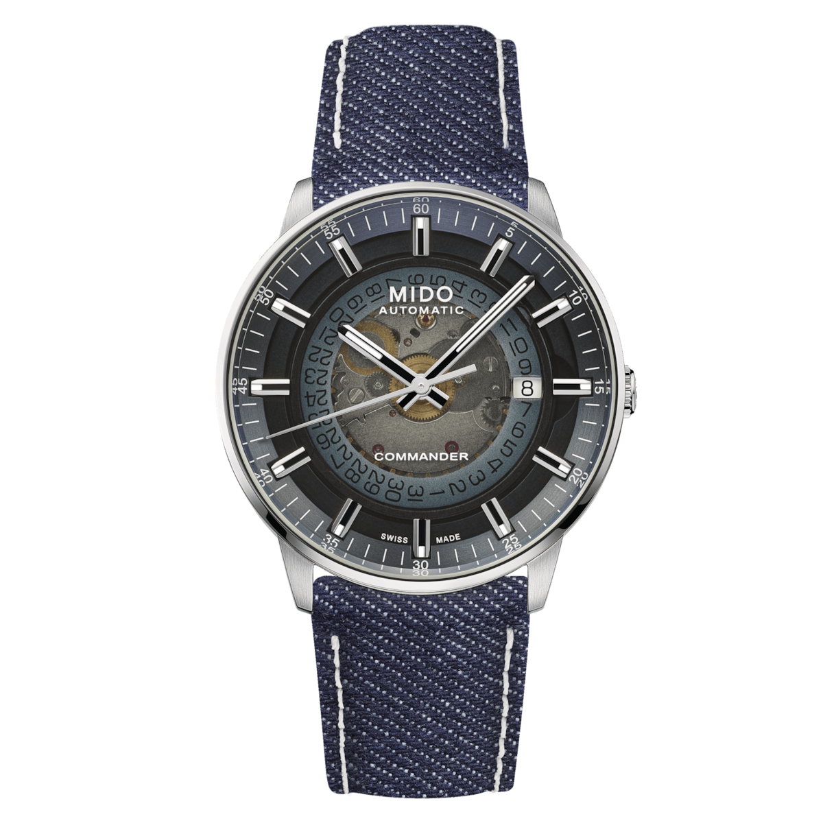 Mido Commander Gradient M0214071841100 - WatchDNA | Connecting a network of jewellers with watch enthusiasts
