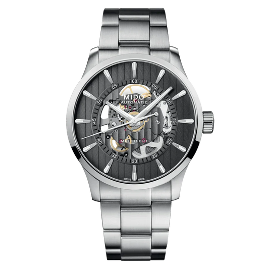 Mido Multifort Skeleton Vertigo M0384361106100 - WatchDNA | Connecting a network of jewellers with watch enthusiasts