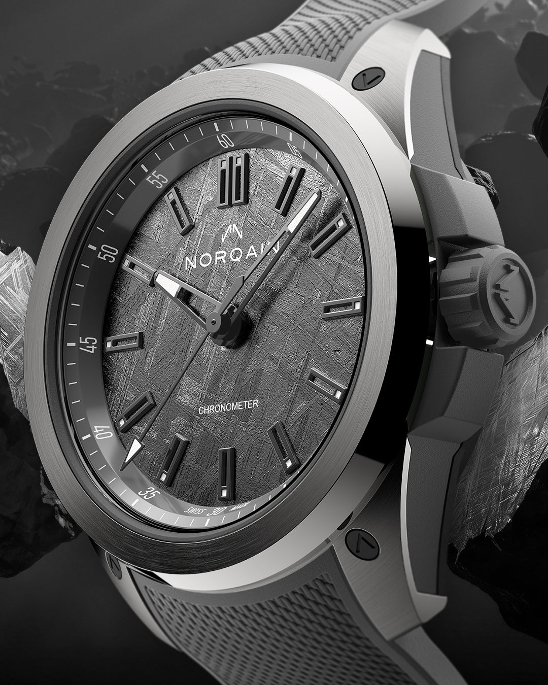 NORQAIN Wild ONE Meteorite Titanium Special Edition 42mm N3000.21T01.M01.R01