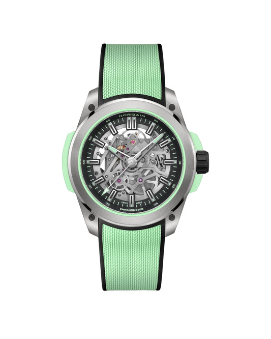 NORQAIN Wild ONE Skeleton Titanium Mint 42mm N3000.26T01.B01.R01