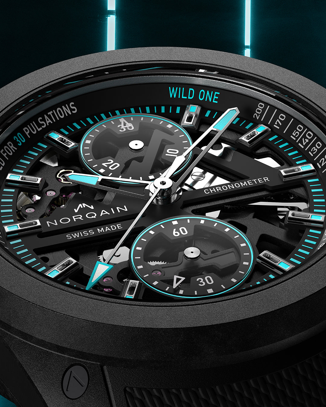 NORQAIN Wild ONE Skeleton Chrono N3002.40Q01.B07