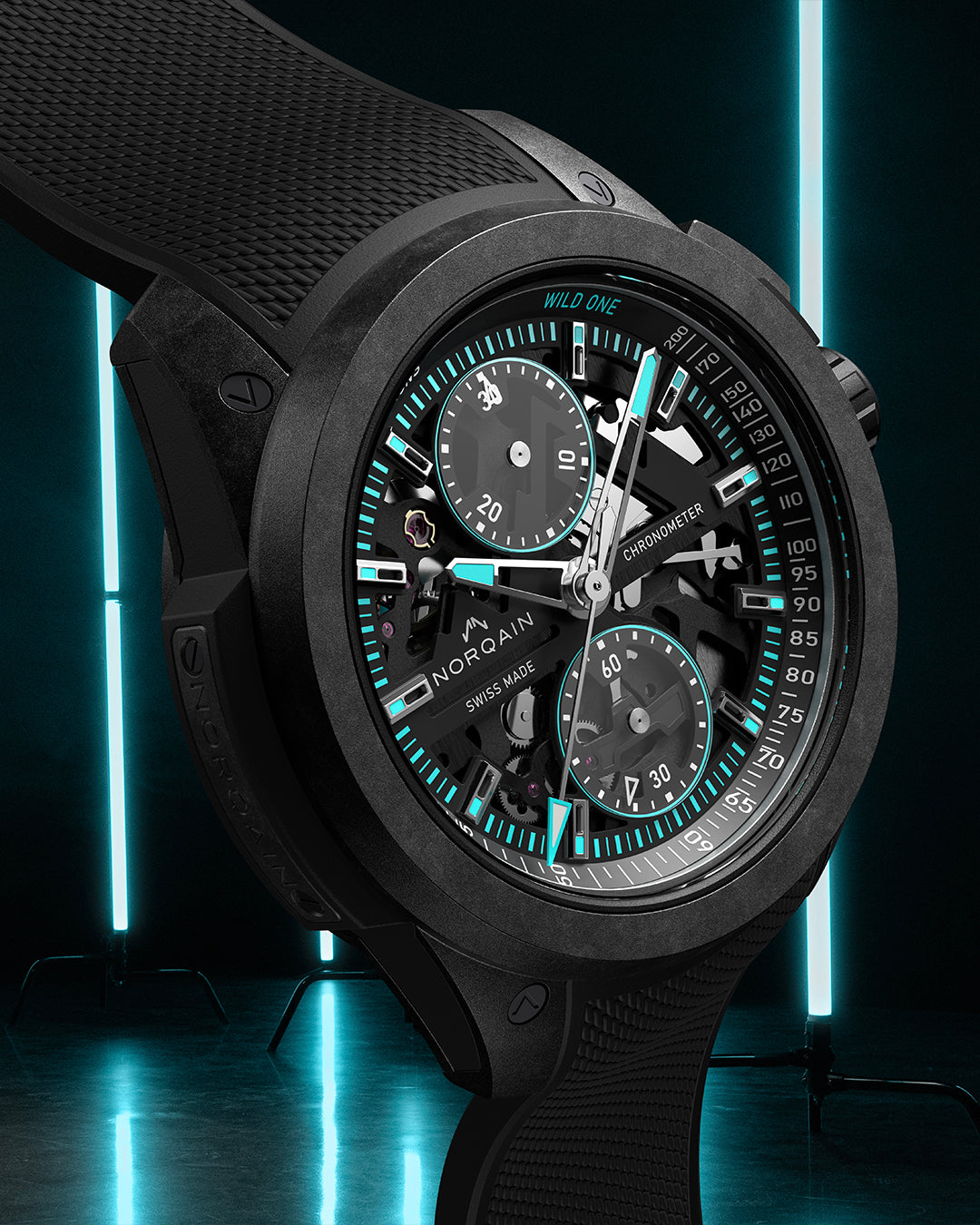 NORQAIN Wild ONE Skeleton Chrono N3002.40Q01.B07