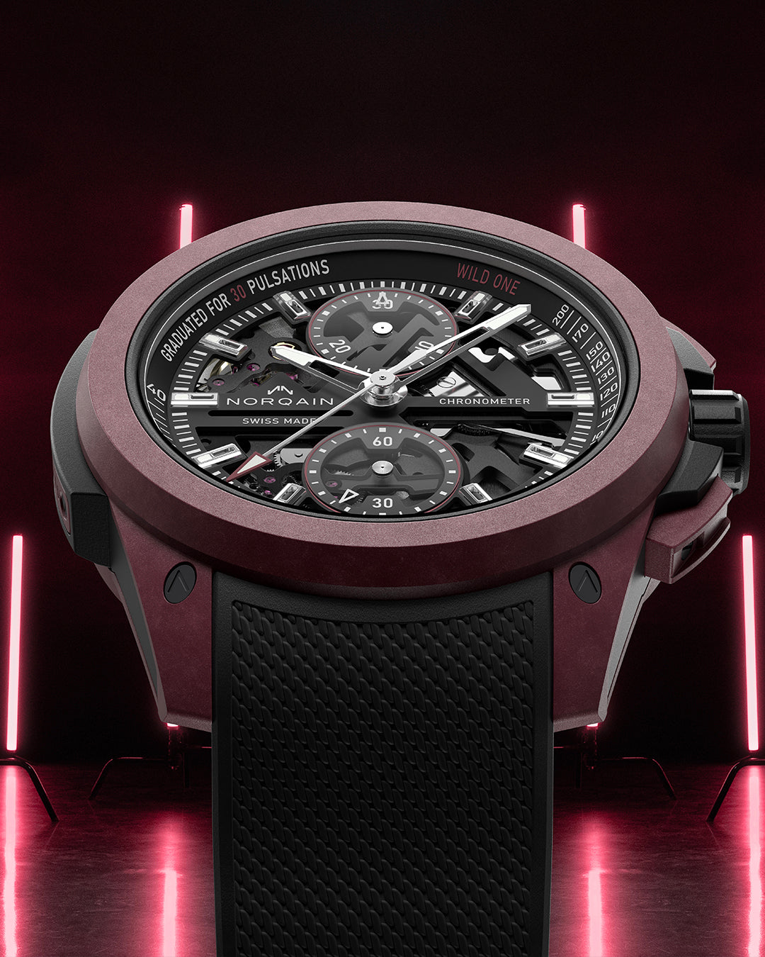 NORQAIN Wild ONE Skeleton Chrono Limited Edition N3002.40Q02.B01