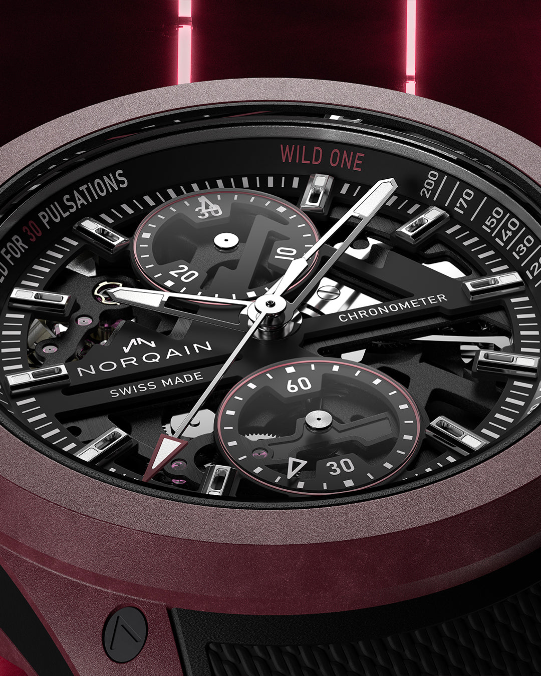 NORQAIN Wild ONE Skeleton Chrono Limited Edition N3002.40Q02.B01