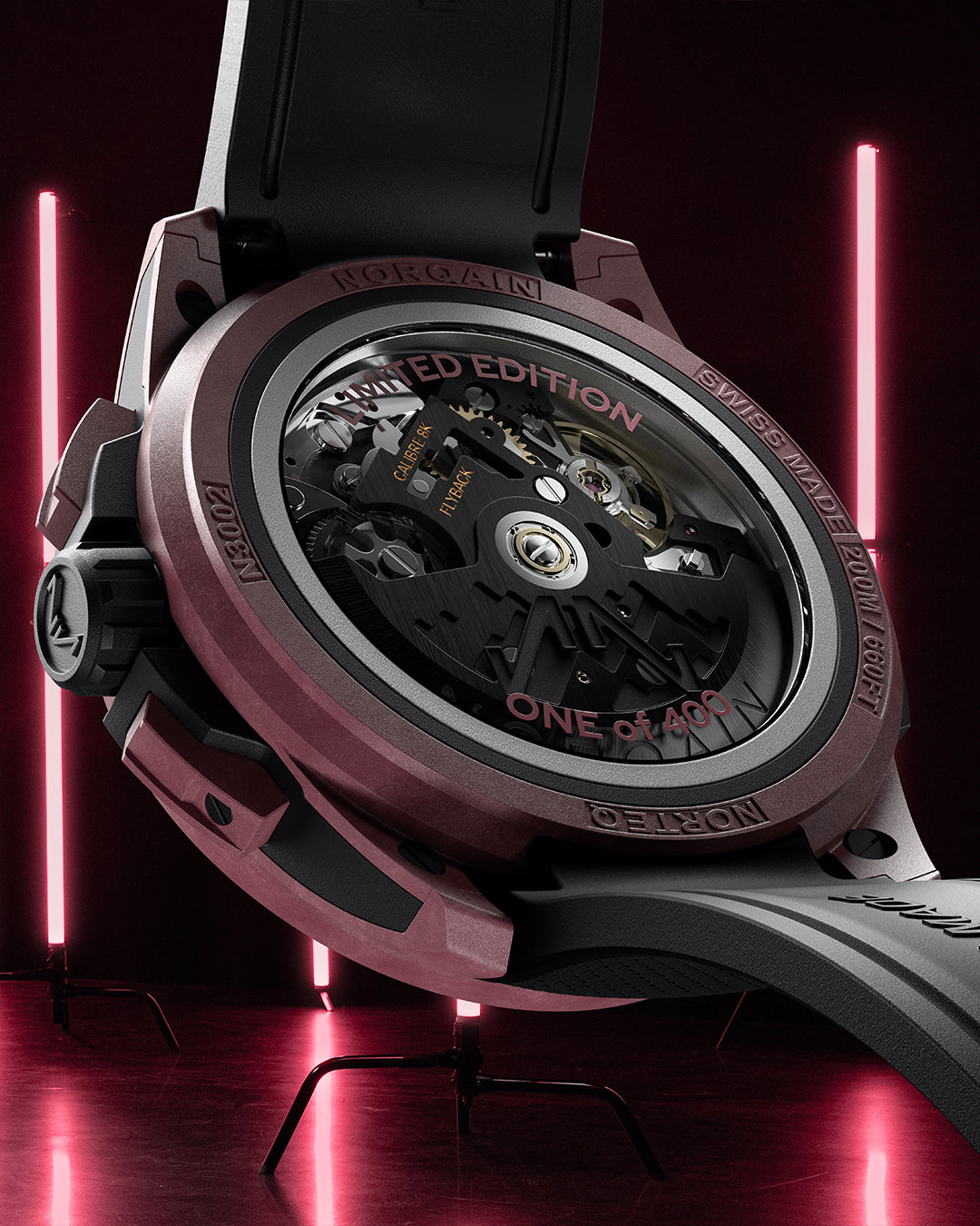 NORQAIN Wild ONE Skeleton Chrono Limited Edition N3002.40Q02.B01