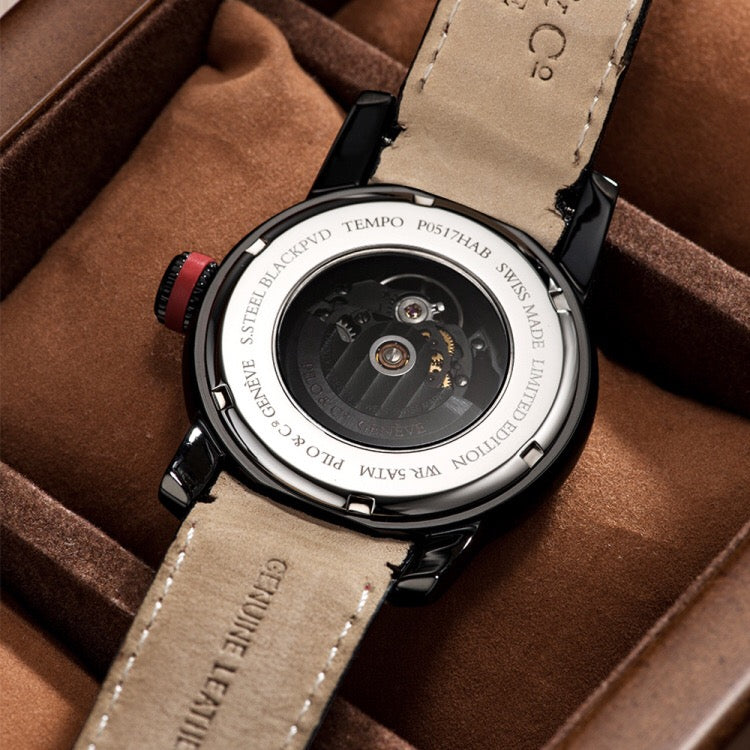 Limited Edition Skeleton Automatic Watch – Tempo Diatto