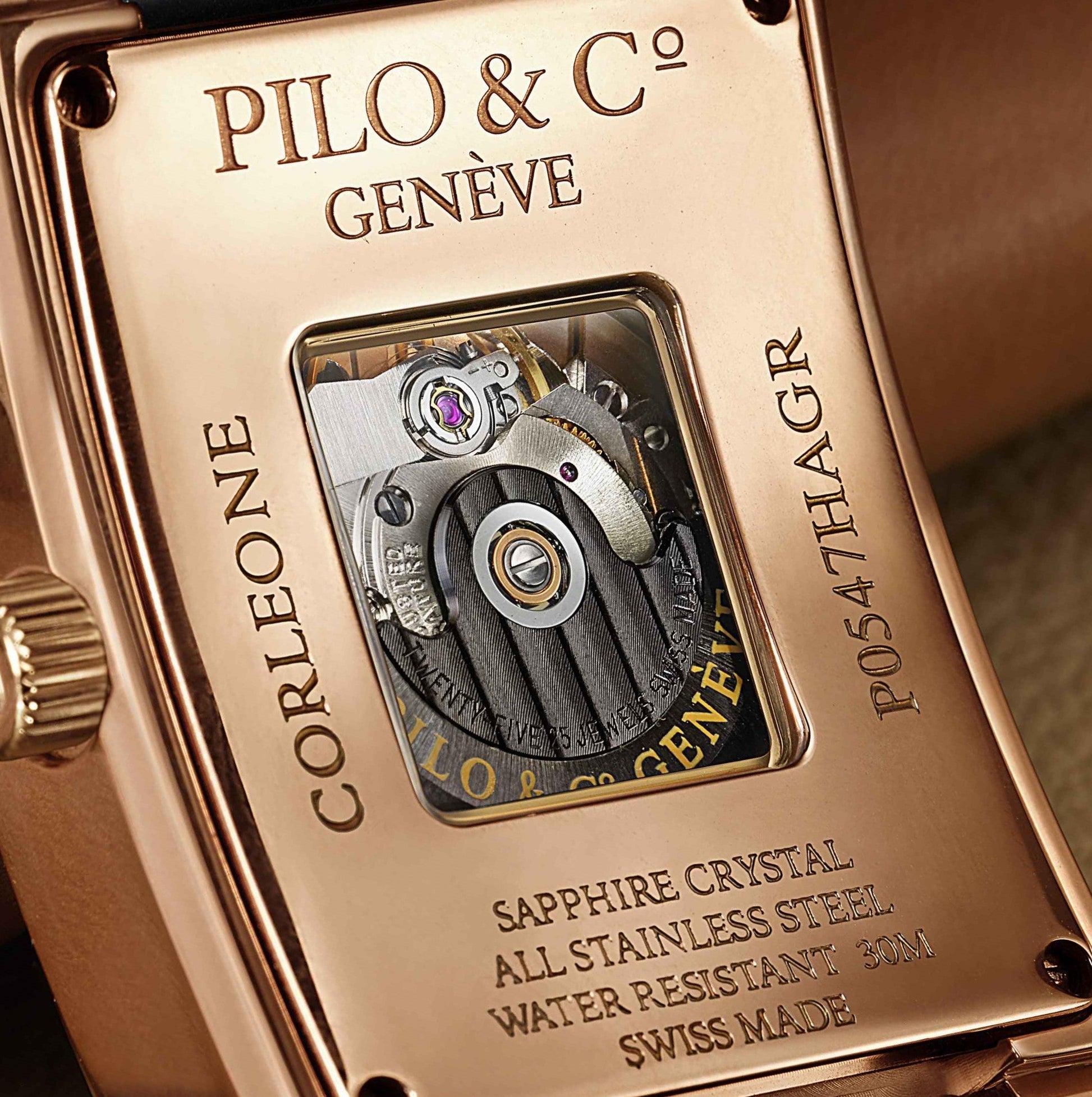 Swiss Mother-of-Pearl Square Watch