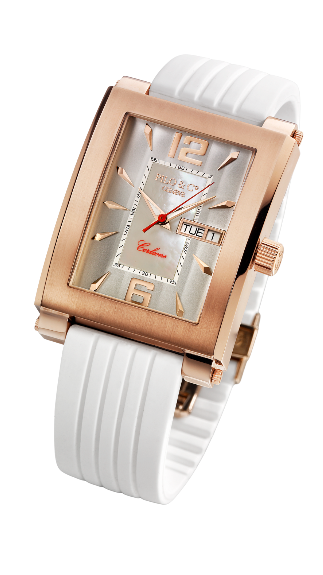 Swiss Mother-of-Pearl Square Watch