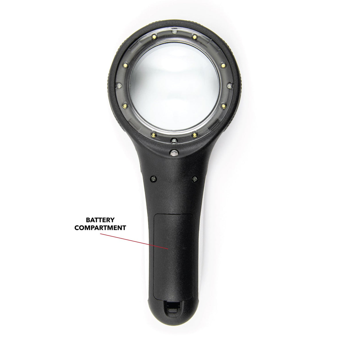 Magnifying Glass with Cyclops, LED, & Black Light - Banks, Schools, Hospitals & Government Agencies - marathonwatch