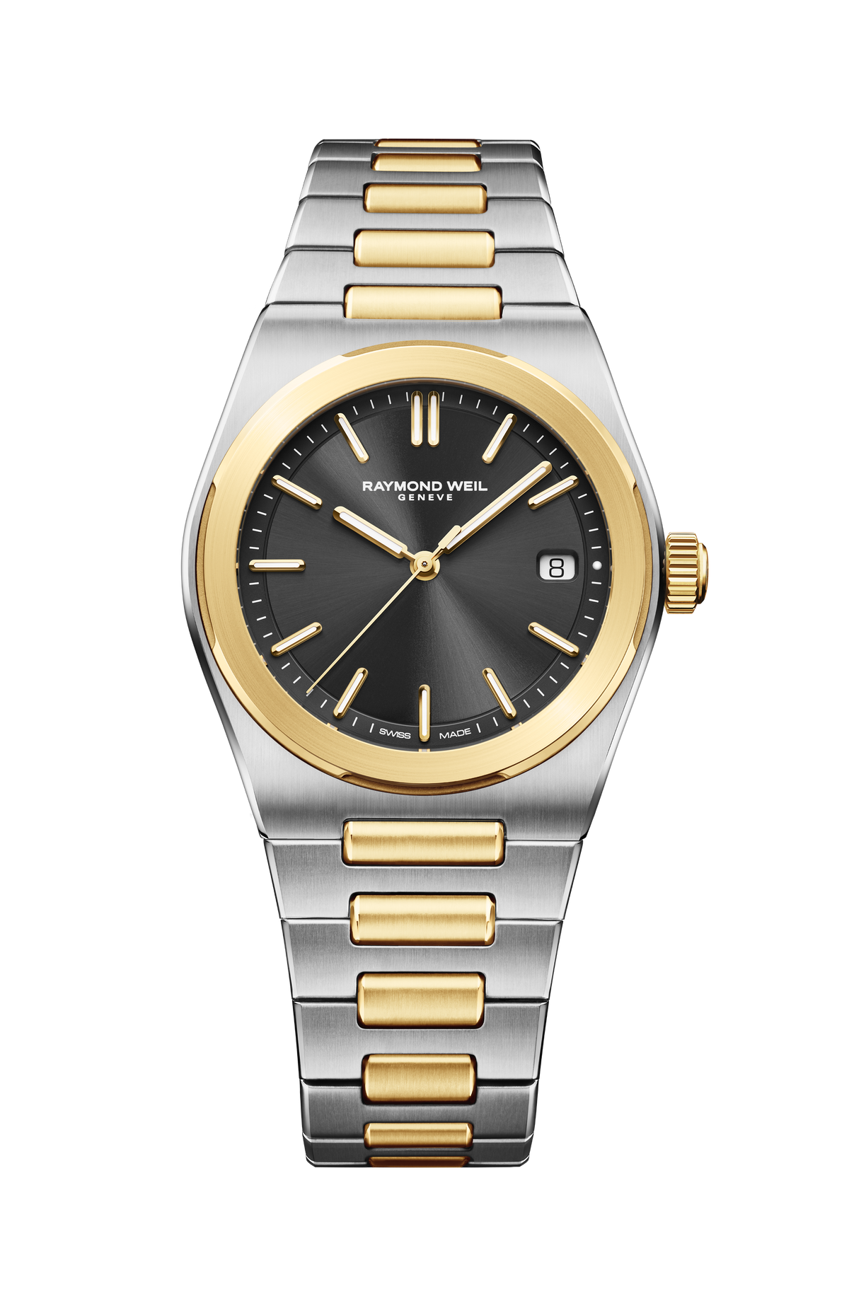 Raymond Weil A.R.T. Men's Automatic Graphite Dial Two-Tone Stainless Steel Bracelet 1000-STP-20001