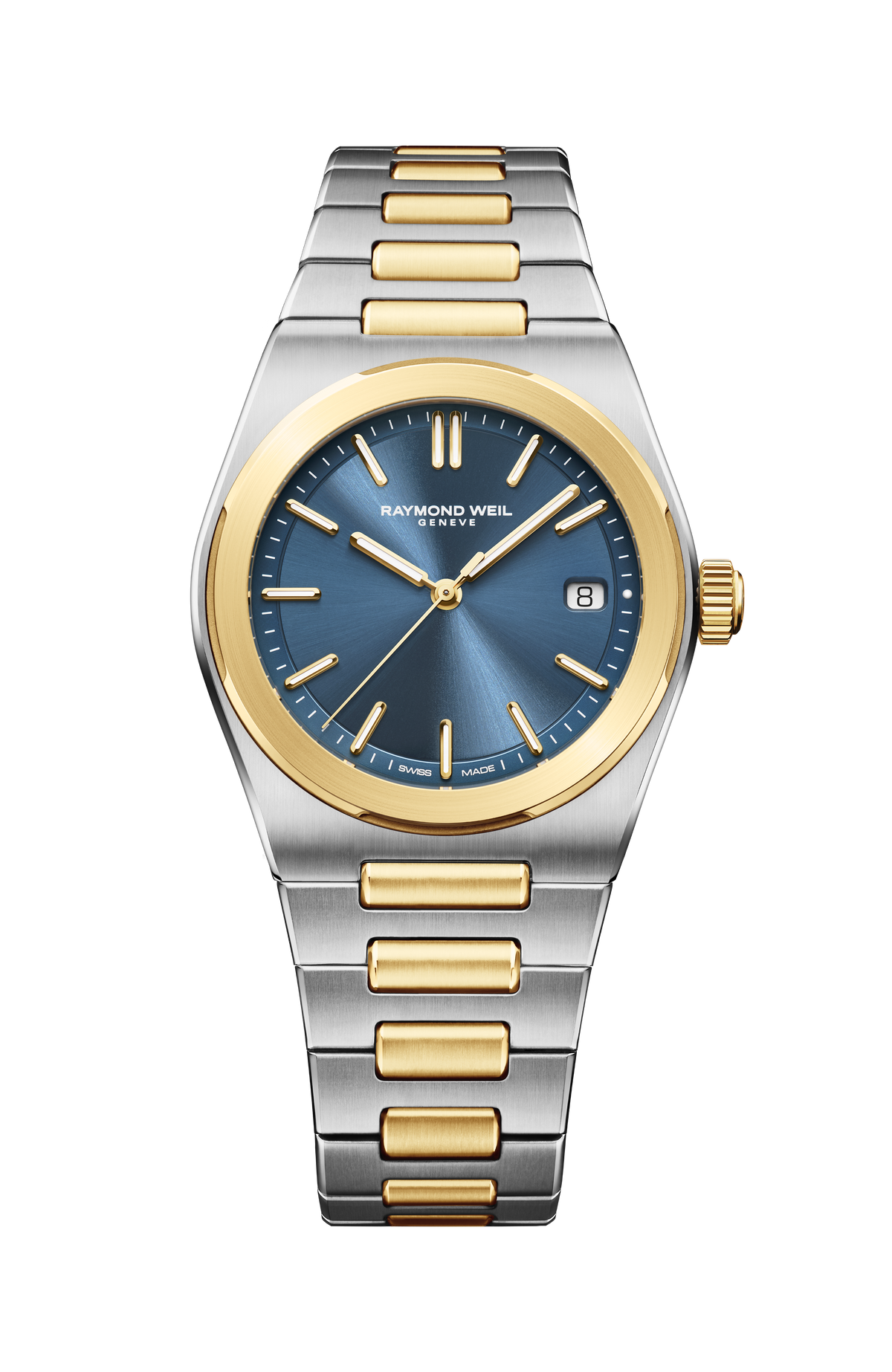 Raymond Weil A.R.T. Men's Automatic Blue Dial Two-Tone Stainless Steel Bracelet 1000-STP-50001