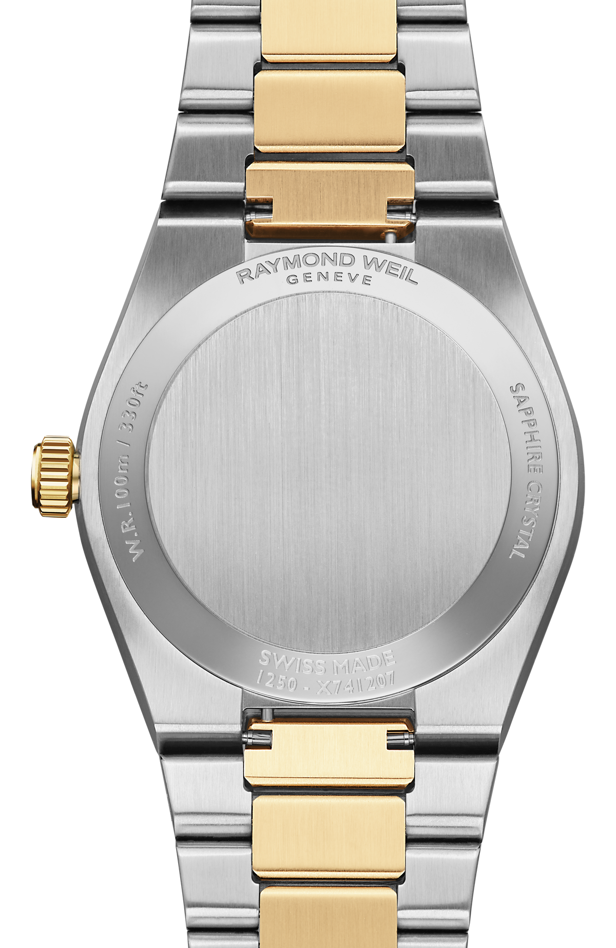 Raymond Weil A.R.T. Mother-of-pearl Dial Diamond-Set Bezel Integrated Two-tone Bracelet Quartz 1250-SPS-97081