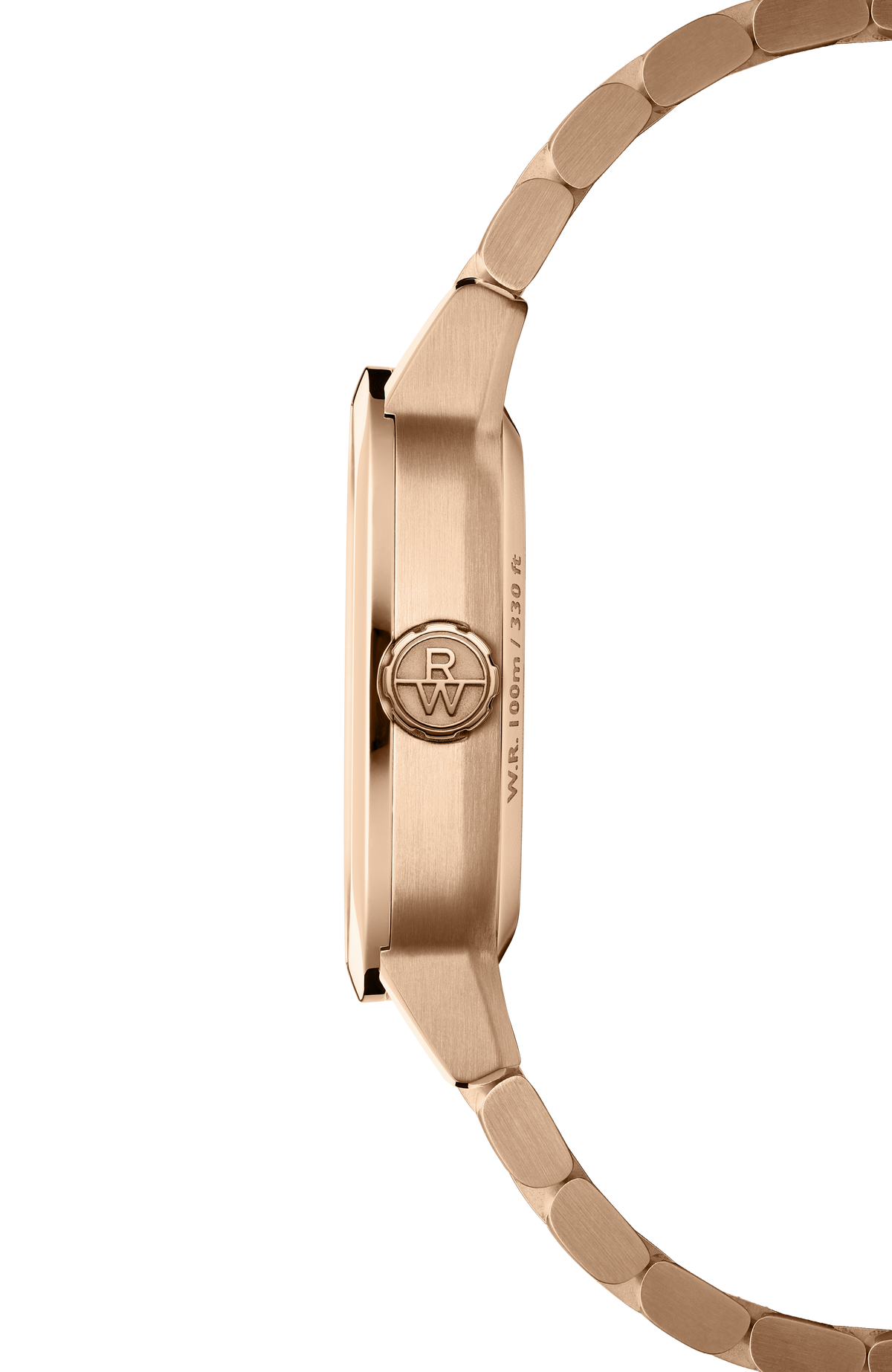 Raymond Weil Freelancer Ladies Automatic Green Dial Rose Gold Bracelet Cushion Shape 2490-P5-52061