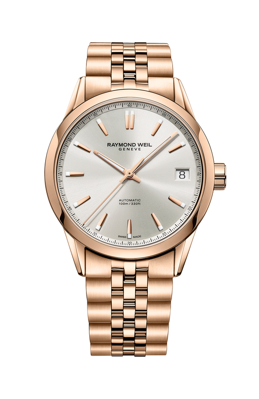 Raymond Weil Freelancer Men's Automatic Cream Dial Bracelet 2741-P5-64001