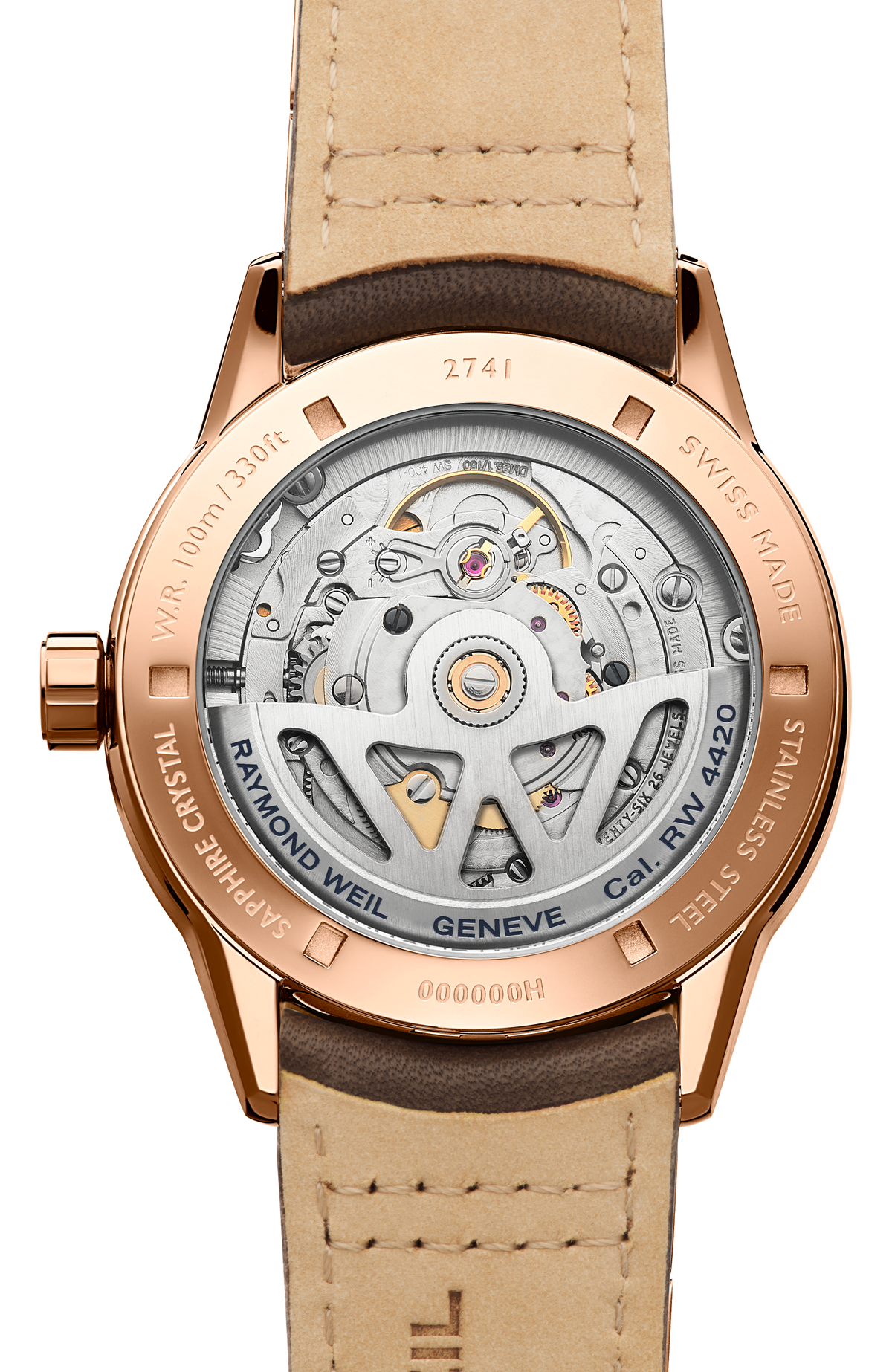 Raymond Weil Freelancer Men's Automatic Cream Dial Leather 2741-PC5-64001