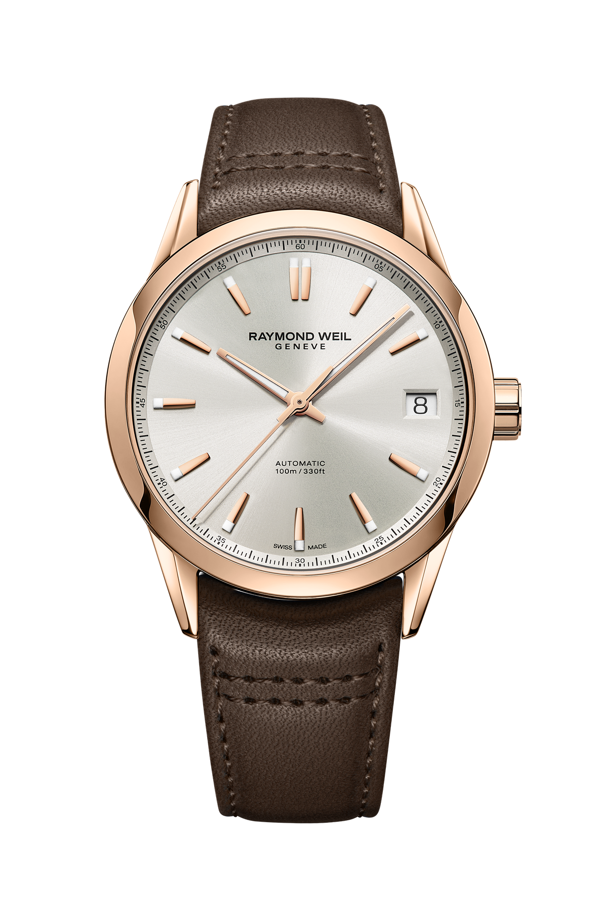 Raymond Weil Freelancer Men's Automatic Cream Dial Leather 2741-PC5-64001