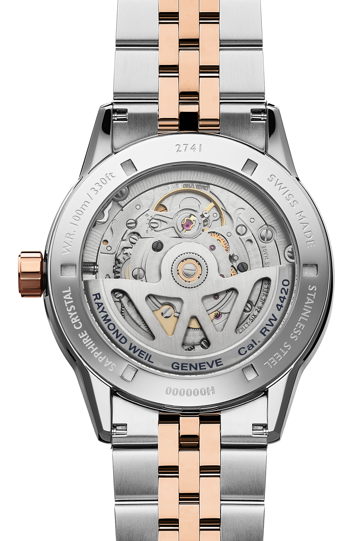Raymond Weil Freelancer Men's Automatic Classic Two-Tone Black Dial Date 2741-SP5-20001
