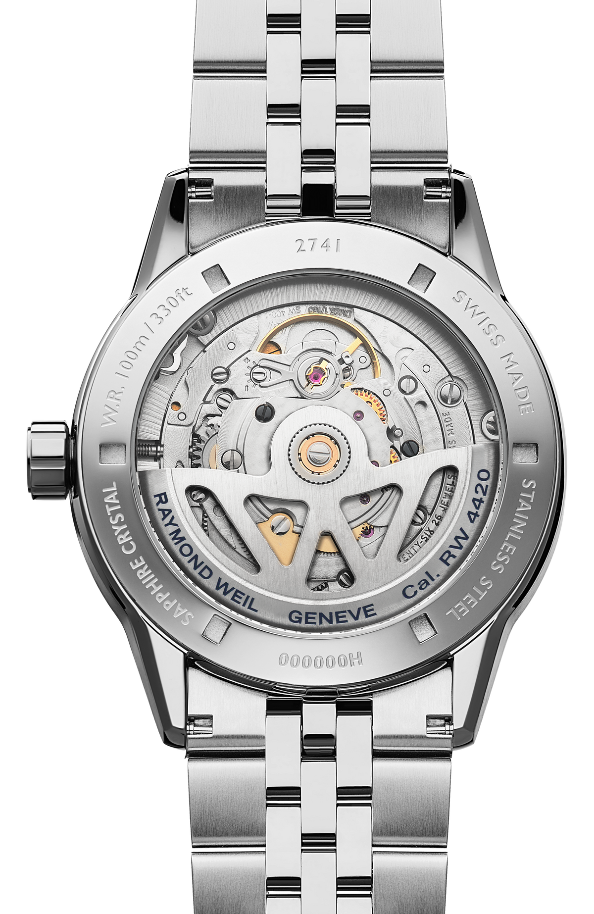 Raymond Weil Freelancer Men's Automatic White Dial Bracelet 2741-ST-30001