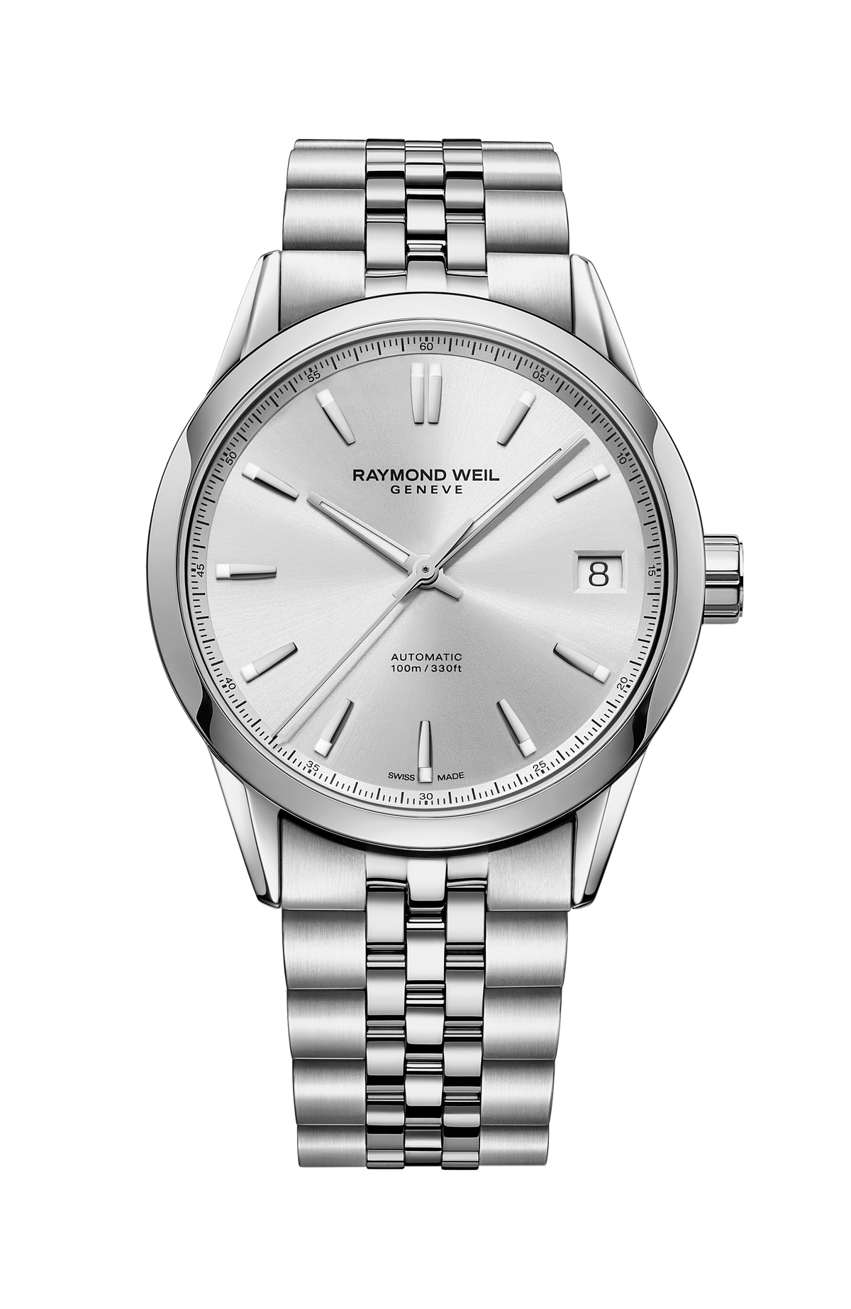 Raymond Weil Freelancer Men's Automatic White Dial Bracelet 2741-ST-30001