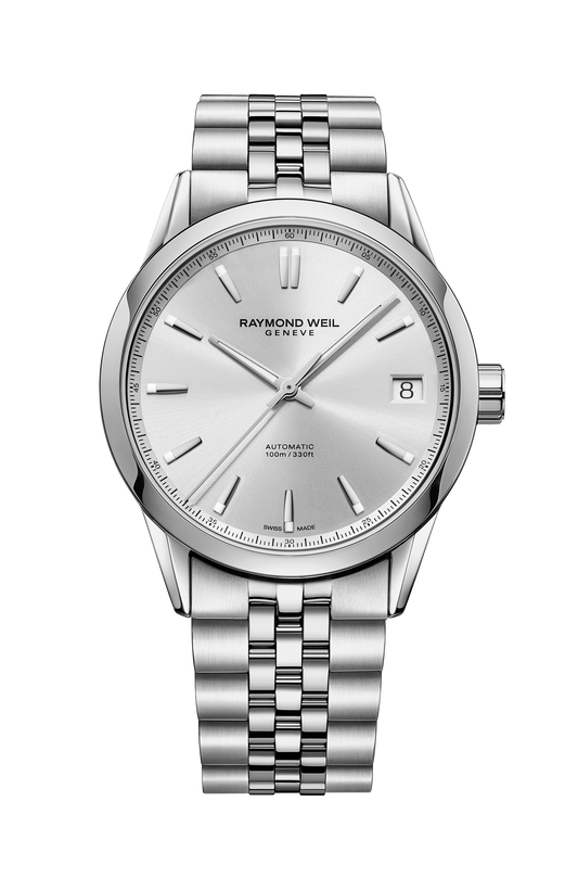 Raymond Weil Freelancer Men's Automatic White Dial Bracelet 2741-ST-30001